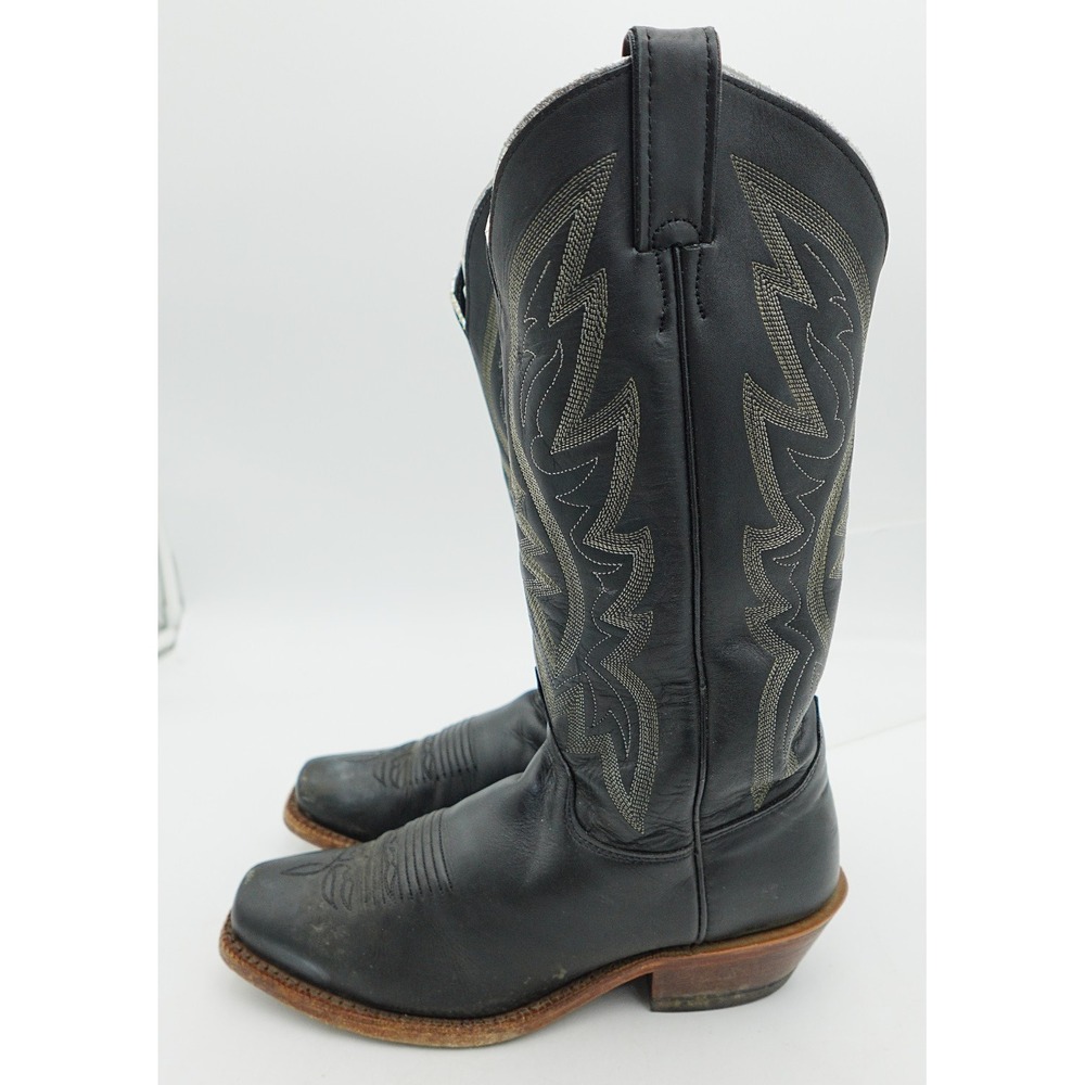 JUSTIN MENS WESTERN COWBOY BOOTS (SIZE 8 1/2B)
